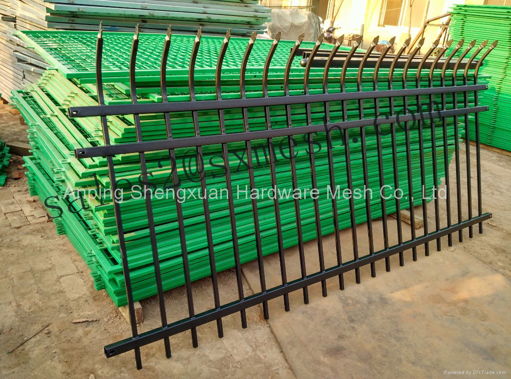 Wrought Iron fence  black picket fence china supplier 3