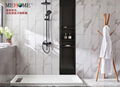 SMC shower niche glossy finish