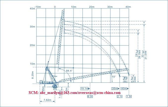 Luffing tower crane SCM-D90 3