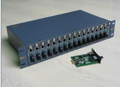 14/16 Slots Media Converter RACK for Converter Card