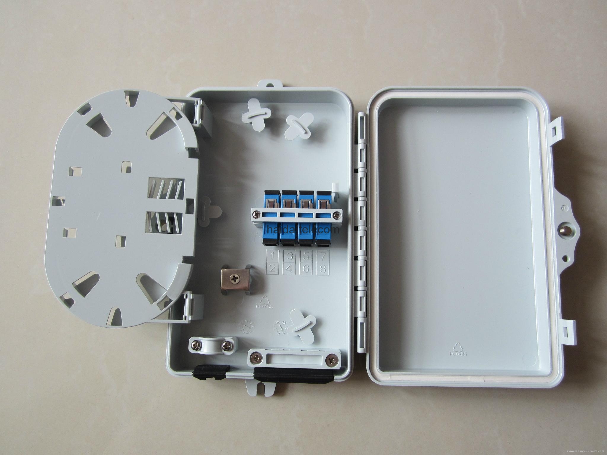 FTTH table fiber terminal box 4port 4core (China Manufacturer