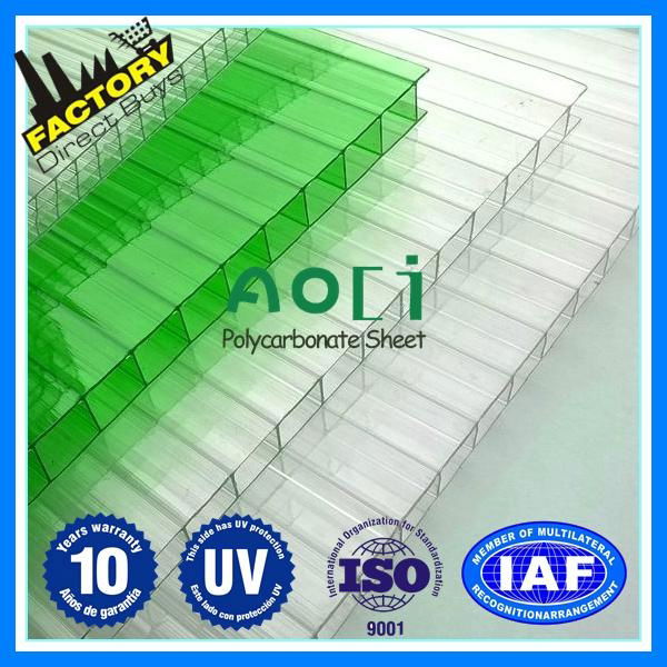types of polycarbonate sheet twin wall polycarbonate hollow sheet