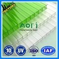 transparent roofing triple wall polycarbonate hollow sheet