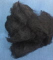 Dyed short sheep wool