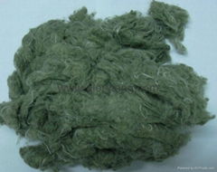 Garnetted aramid fiber