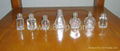 Small glass bottles