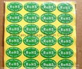 ROHS adhesive sticker in custom size 2