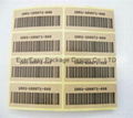 Barcode sticker in csutom design