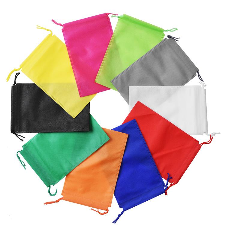Nonwoven drawstring pouch drawstring bag small middle size E775 OEM