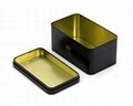 cusotm print square tin box for metal container package