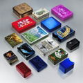 cusotm print square tin box for metal container package