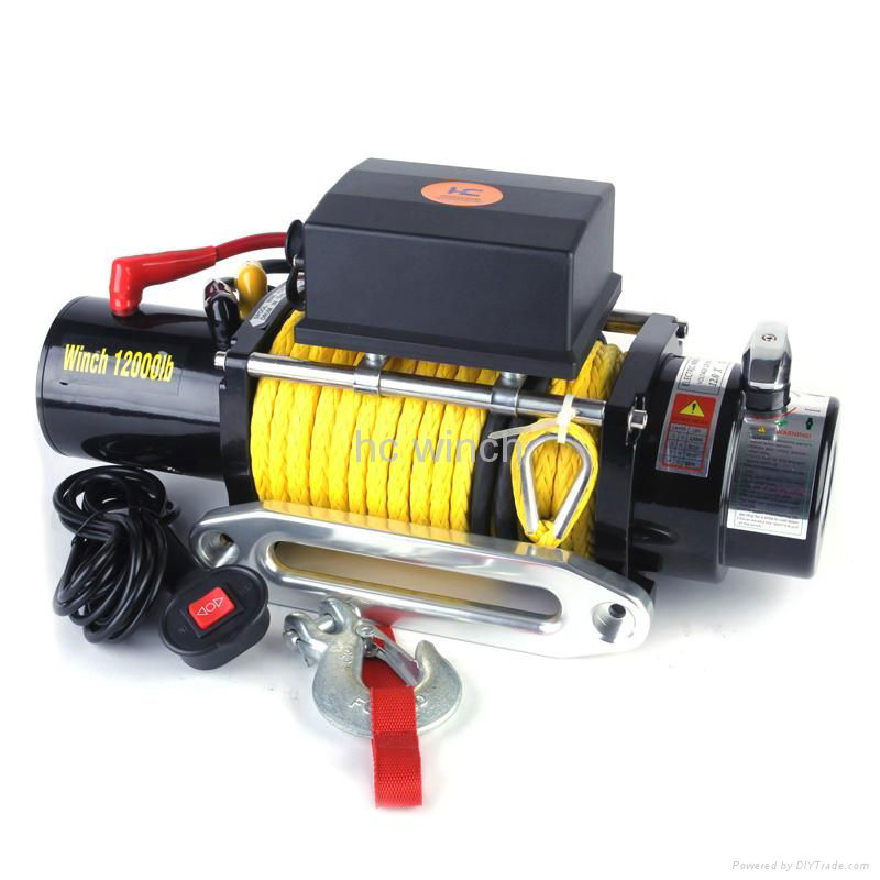 Electric Jeep Car Winches 12000LB CE approved