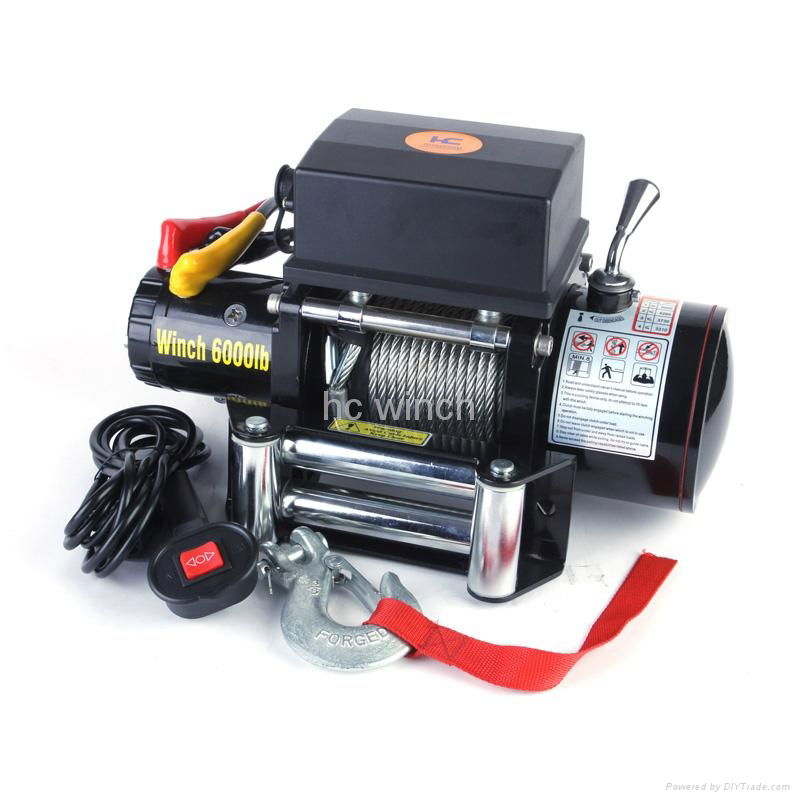 4X4 Electric Jeep Winch 6000LB CE approved 2