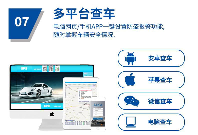 全网通4G车载GPS定位器 5