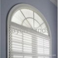 paper shade;Light Filtering White Pleated Blind 2