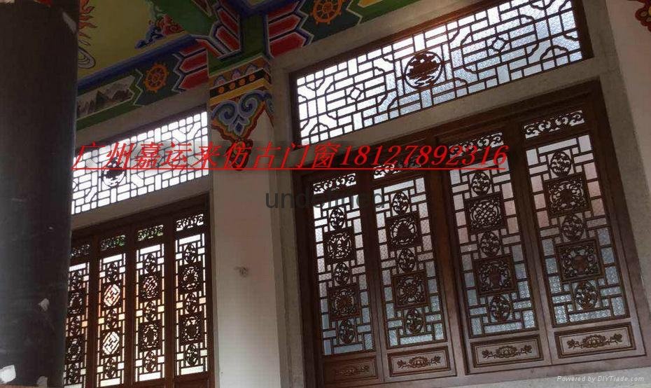  Lin Sheng factory customized archaize wooden plaque craft wooden door head