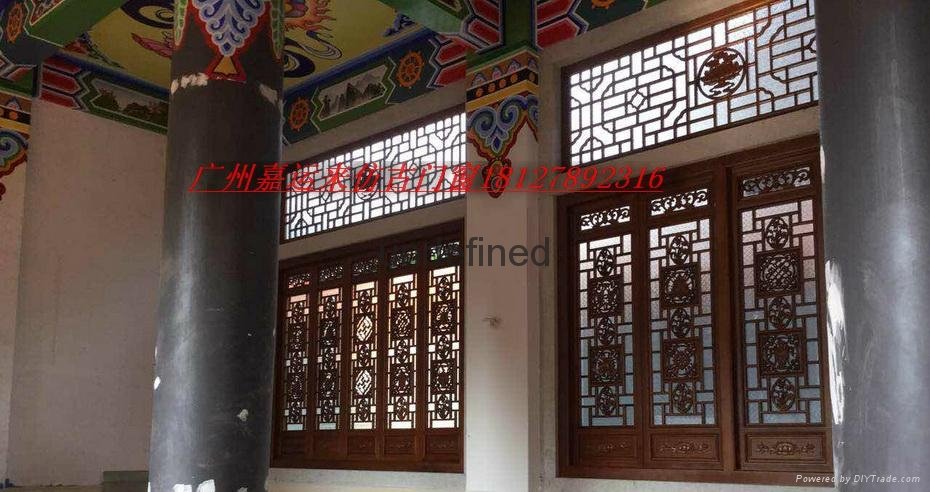 广州嘉运来厂家定制仿古工艺门头木质木雕牌匾 2