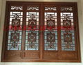 廠家 批發中式雕花仿古門窗 中式復古木門窗 4