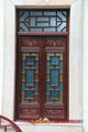 Exquisite mahogany wood antique plaque 5