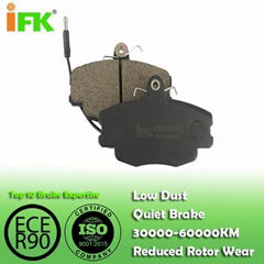 PEUGEOT Semi metallic Low metallic NAO Ceramic Disc brake pads