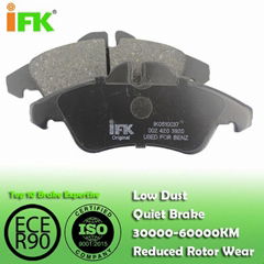 MERCEDES BENZ Semi metallic Low metallic NAO Ceramic Disc brake pad