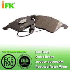 AUDI Semi metallic Low metallic NAO Ceramic brake pad