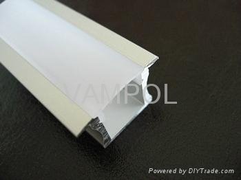aluminum led recessed 10mm led strip light profile 
