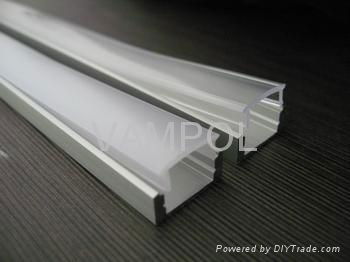 recessed slim line 7mm profile aluminum led channel with frosted cover 3