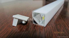 MOQ 10meters Free shipping anodized aluminum led corner strip profile