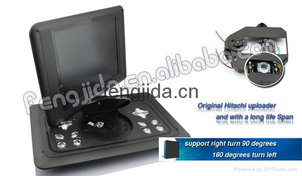 high quality  promotional Portable DVD Player with CE/ROHS 