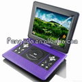  fashion design portable DVD player with VGA port 3