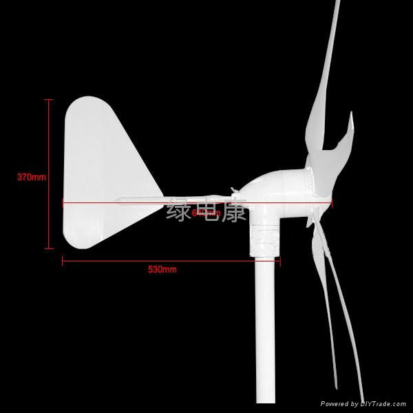 2012 hot sale 300w wind turbine with 6 blades  3