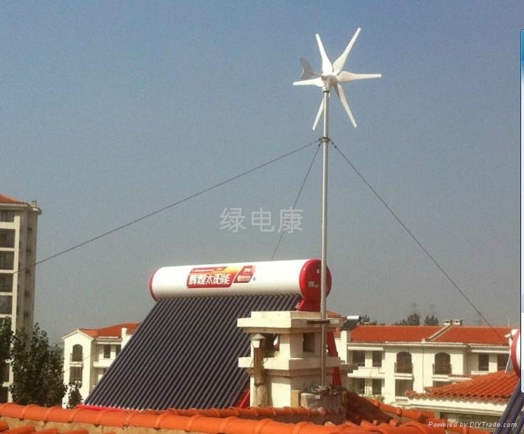 2012 hot sale 300w wind turbine with 6 blades  4