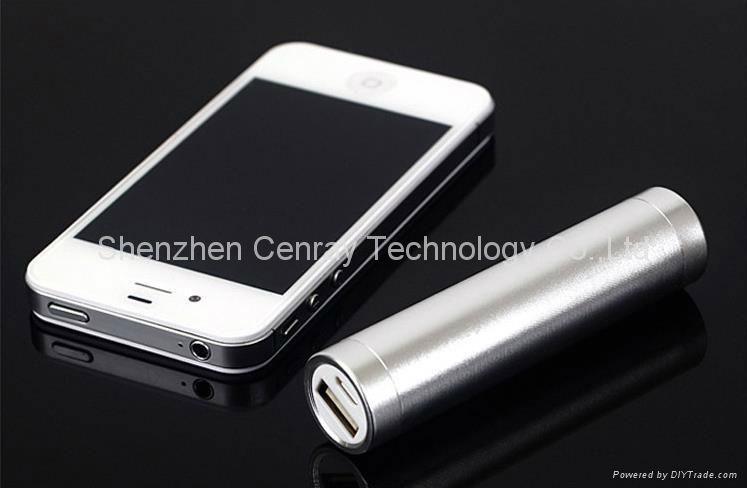 2600mAh Roll Power Bank Charger for iPhone4 iPhone5 5S Samsung Galaxy S3 S4 HTC 3