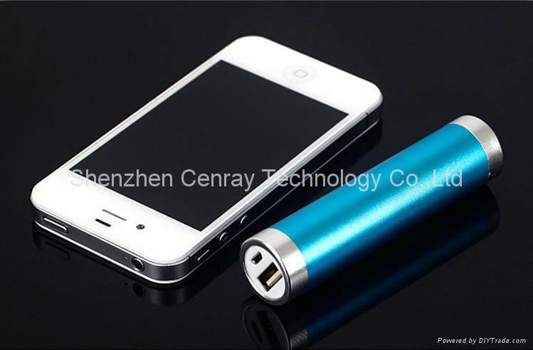 2600mAh Roll Power Bank Charger for iPhone4 iPhone5 5S Samsung Galaxy S3 S4 HTC 4