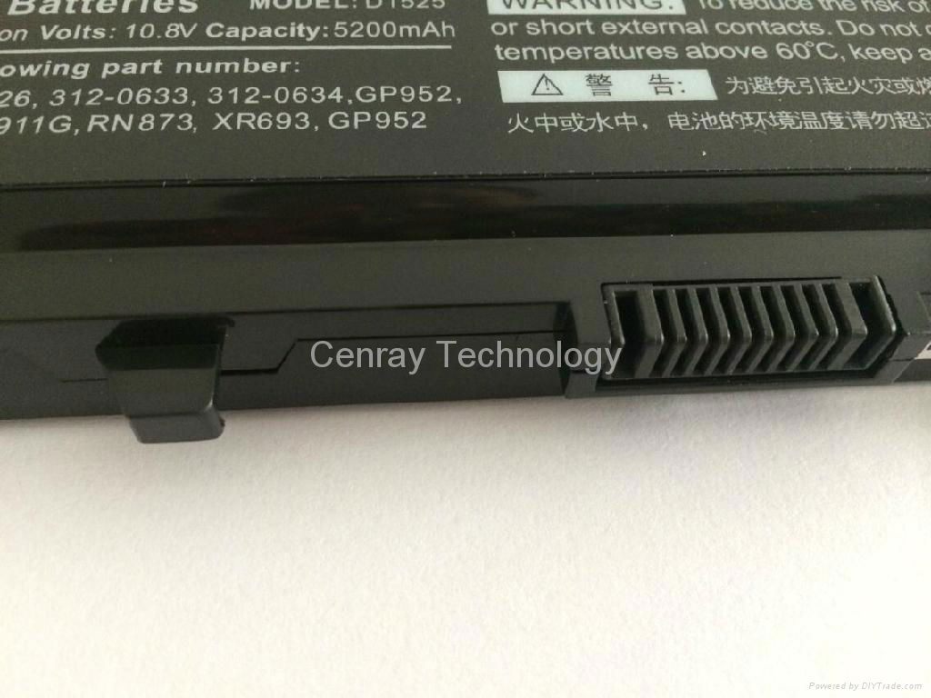 Laptop Battery 5200mAh 11.1V for Dell Inspiron 1545 1525 1440 1750 1526 3