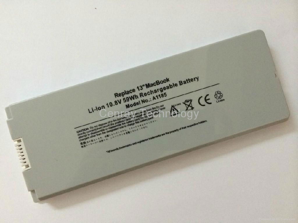 59Wh New Replacement Laptop Battery for Apple A1185 A1181 5
