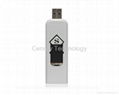 Rechargeable Black USB Battery Cigarette Flameless Lighter Windproof No Gas Elec 7