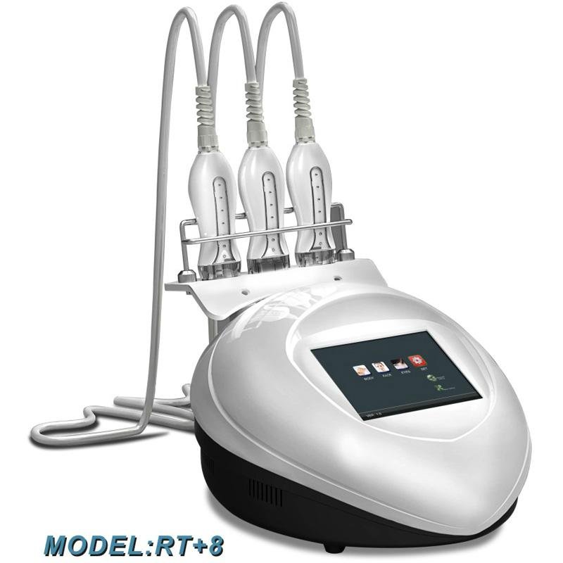 Blue Light Anti-wrinkle mesotherapy Vacuum RF portable spa beauty machine RT+8  