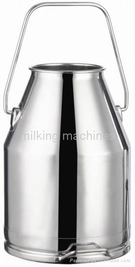 Brand SUS304 Milking Bucket 25liters Cow Milking Machine Milk Tank 1mm Thickness