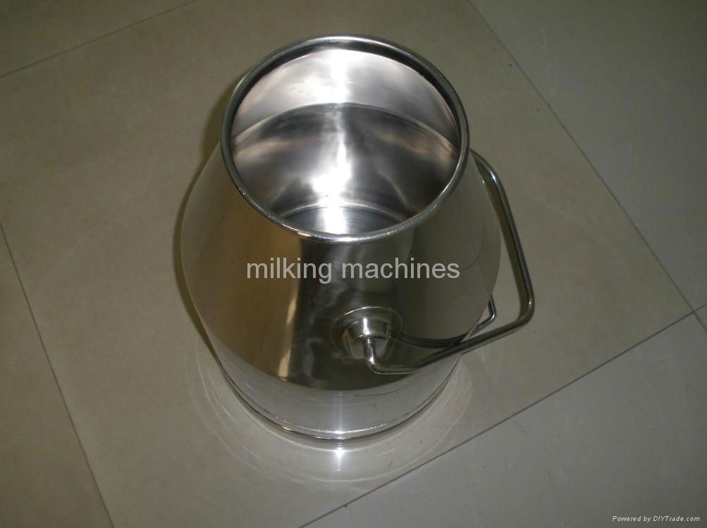 Brand SUS304 Milking Bucket 25liters Cow Milking Machine Milk Tank 1mm Thickness 3