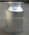 Aluminium Milk Bucket  20 Liters For Milk Transportation 1