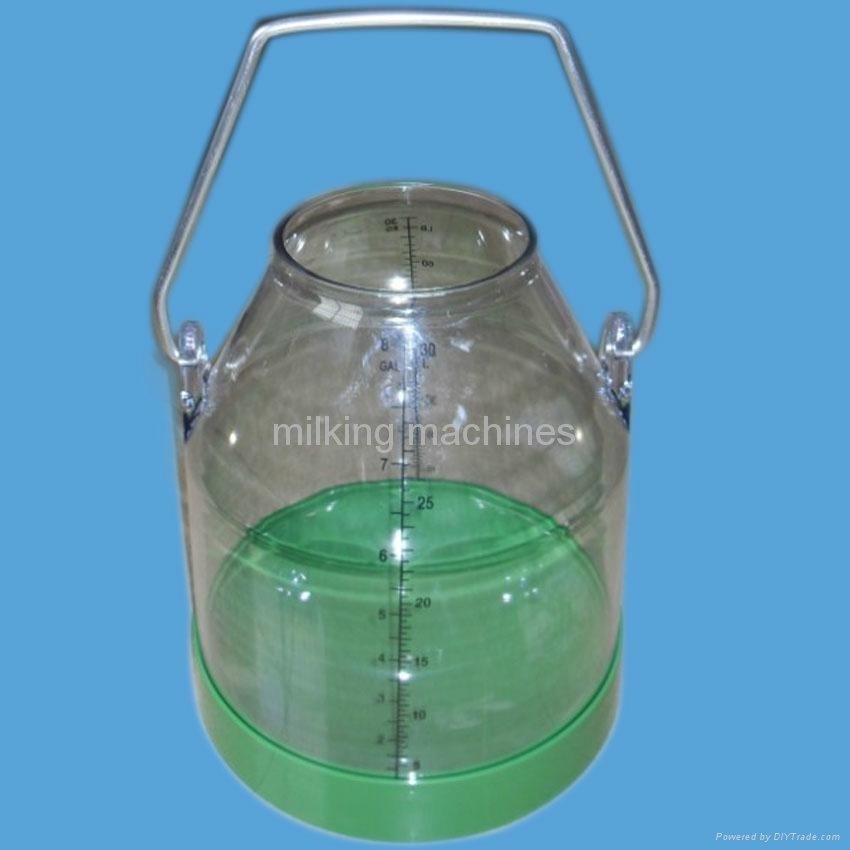 Transparent Milk bucket Plastic Milk Can 32L 2
