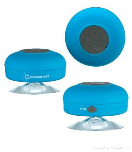 Splash Shower Tunes Waterproof Bluetooth Wireless Shower Speaker Portable 2