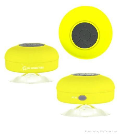 Splash Shower Tunes Waterproof Bluetooth Wireless Shower Speaker Portable 5