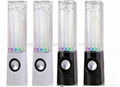 Black USB LED Light Dancing Water Spray Mini Speaker MP3 Speaker Music speaker 3