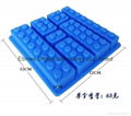  Bakeware Brick Silicone Ice Cube Tray Mold for Lego Square Sugarcraft Chocolate 6