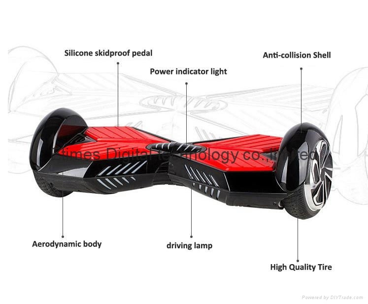 2 Wheel Smart Balance Electric Scooter Hoverboard Skateboard 3