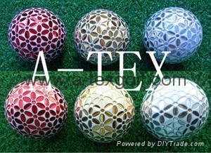 Flower Design Tournament Golf Ball