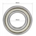 6209-2rs 6209zz Single Row Deep Groove Ball Bearing 45*85*19mm